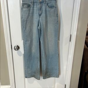 Hollister Denim Straight Leg Jeans - Light Blue